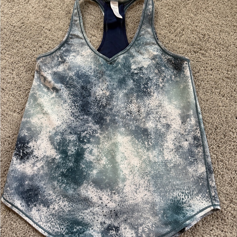 Ivivva Blue and White Tank Top